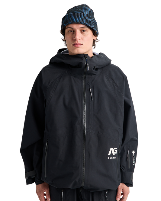 Burton x Analog Hardpack 3L Snow Jacket - True Black Unisex Snow Jackets - Trojan Wake Ski Snow