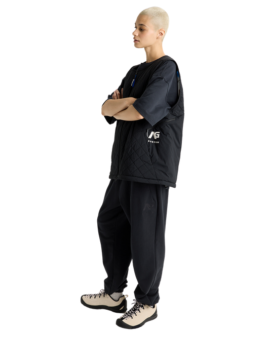 Burton x Analog Pinball Insulated Vest - True Black Unisex Jackets - Trojan Wake Ski Snow