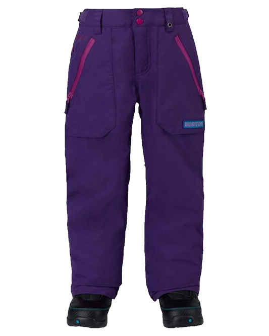 Burton Kids Gore-Tex Stark Snow Pants - Petunia Kids' Snow Pants - Trojan Wake Ski Snow