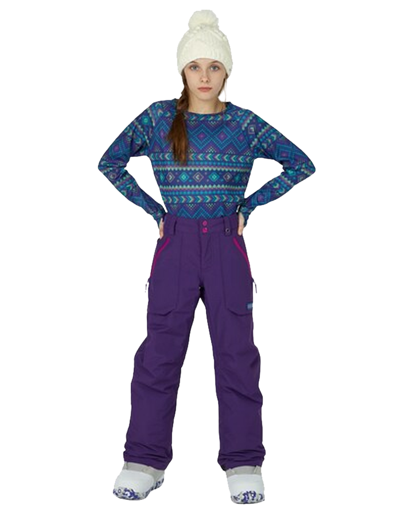 Burton Kids Gore-Tex Stark Snow Pants - Petunia Snow Pants - Trojan Wake Ski Snow