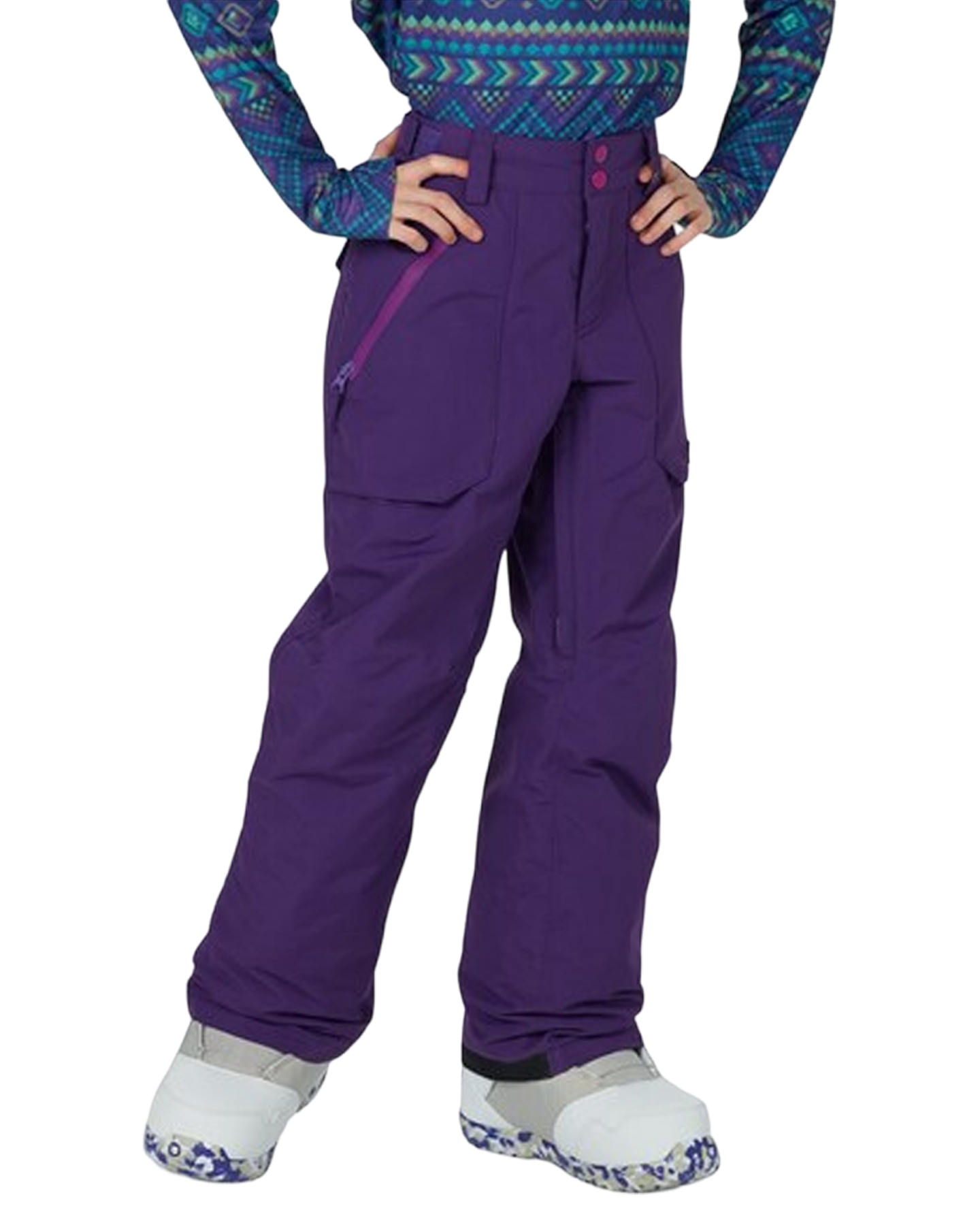 Burton Kids Gore-Tex Stark Snow Pants - Petunia Snow Pants - Trojan Wake Ski Snow