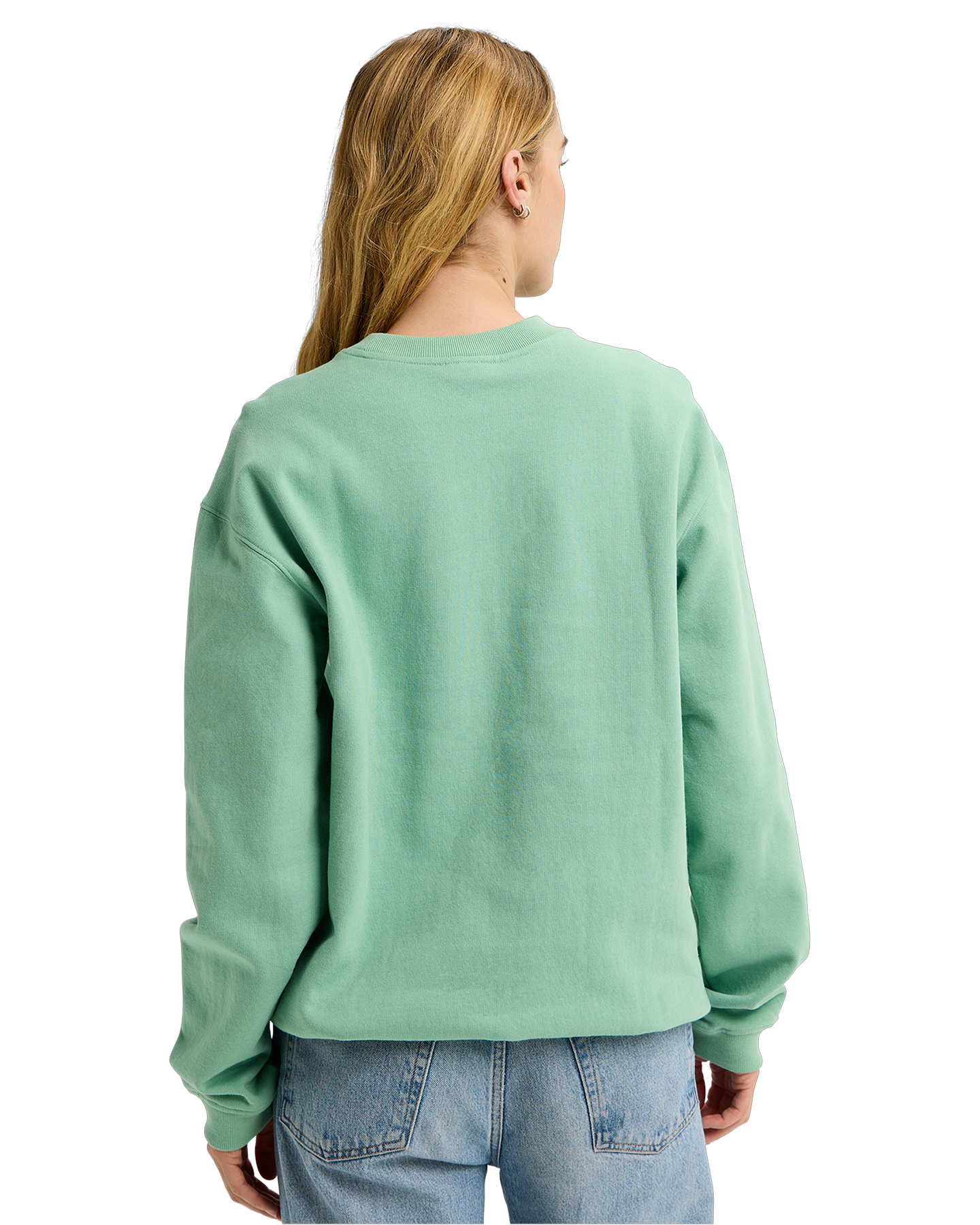 Burton BRTN Crewneck Sweatshirt - Soft Sage Unisex Crewnecks - Trojan Wake Ski Snow