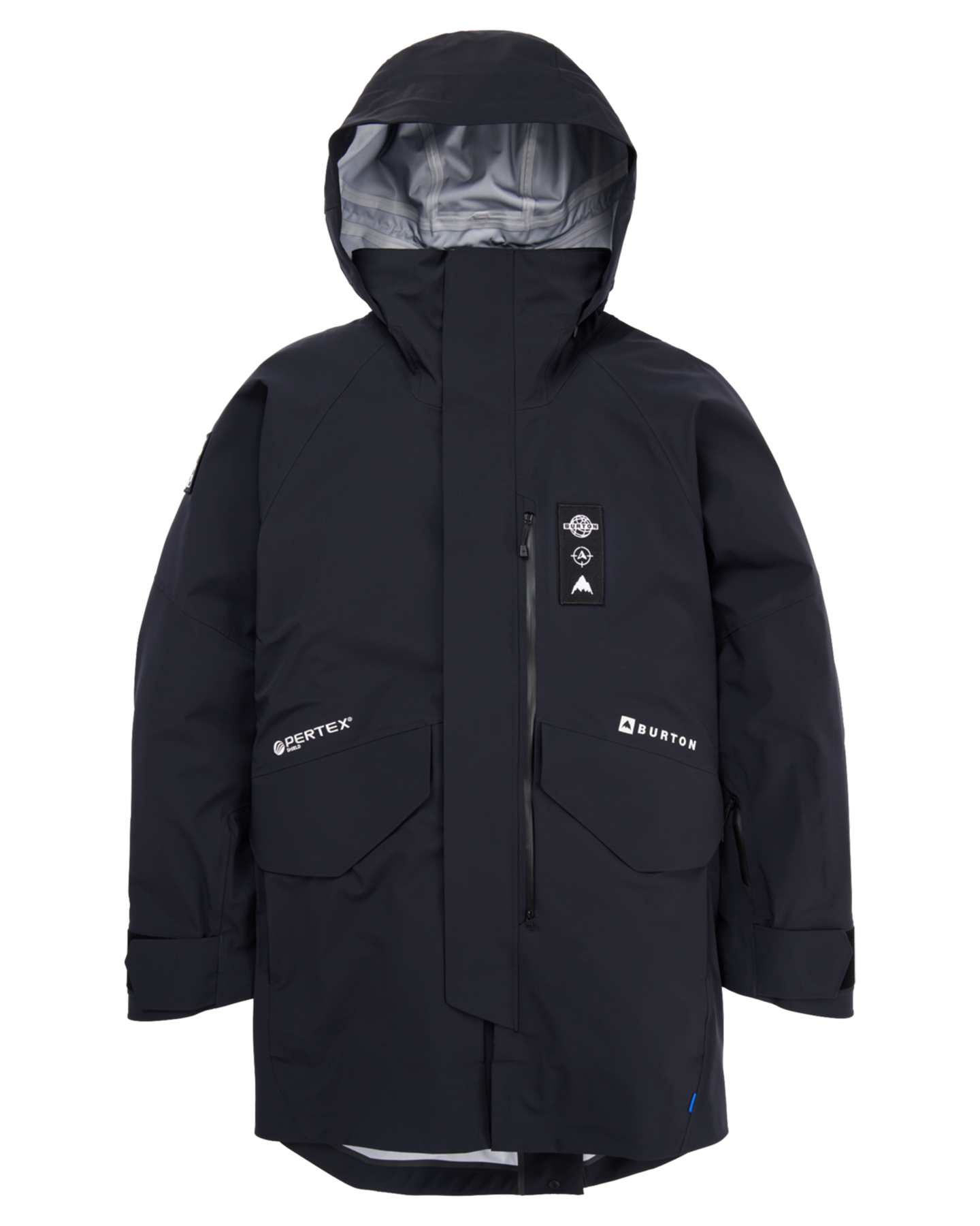 Burton Daybeacon 3L Trench Shell Snow Jacket - True Black Men's Snow Jackets - SnowSkiersWarehouse