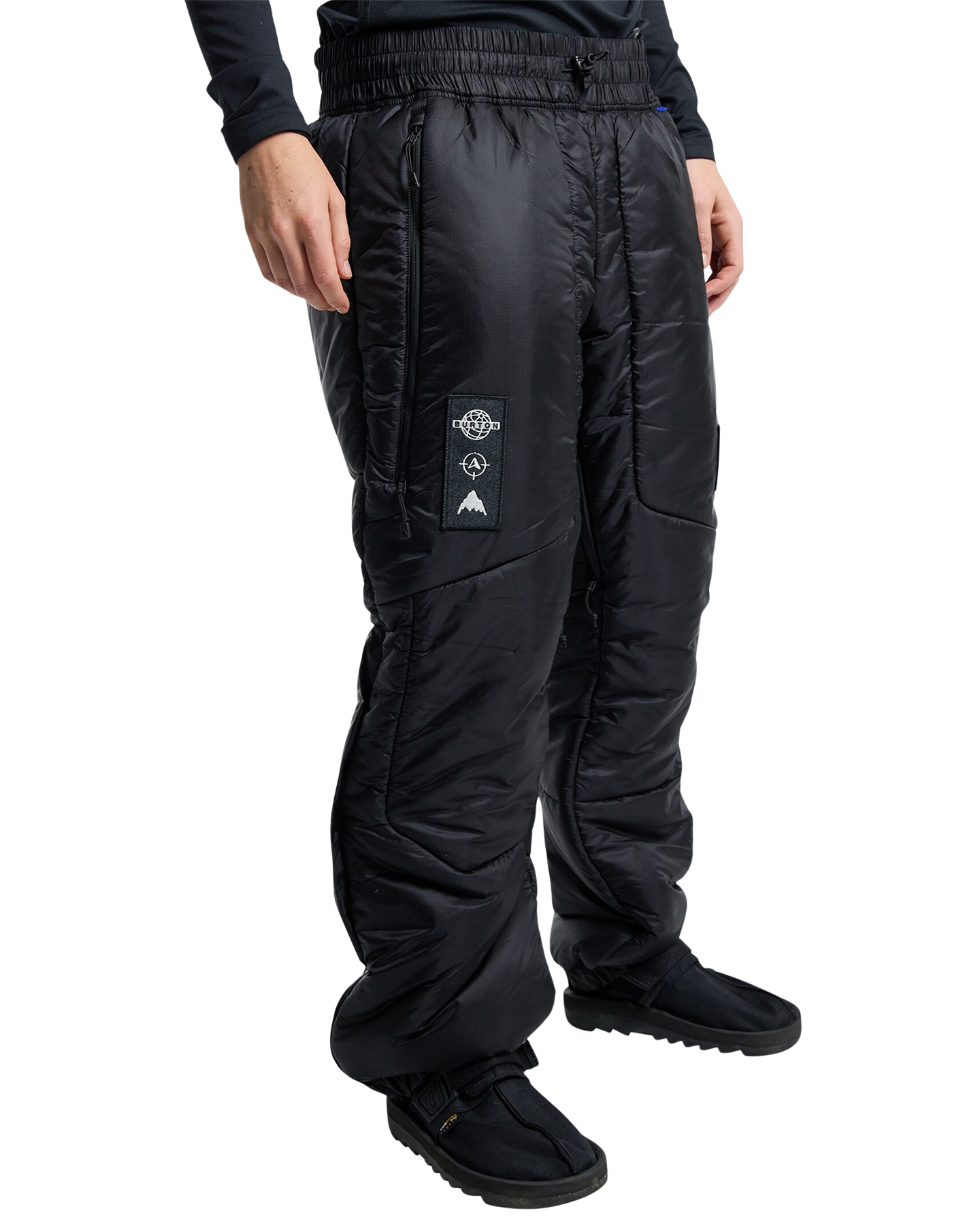 Burton Daybeacon Expedition Puffy Snow Pants - True Black Unisex Snow Pants - Trojan Wake Ski Snow