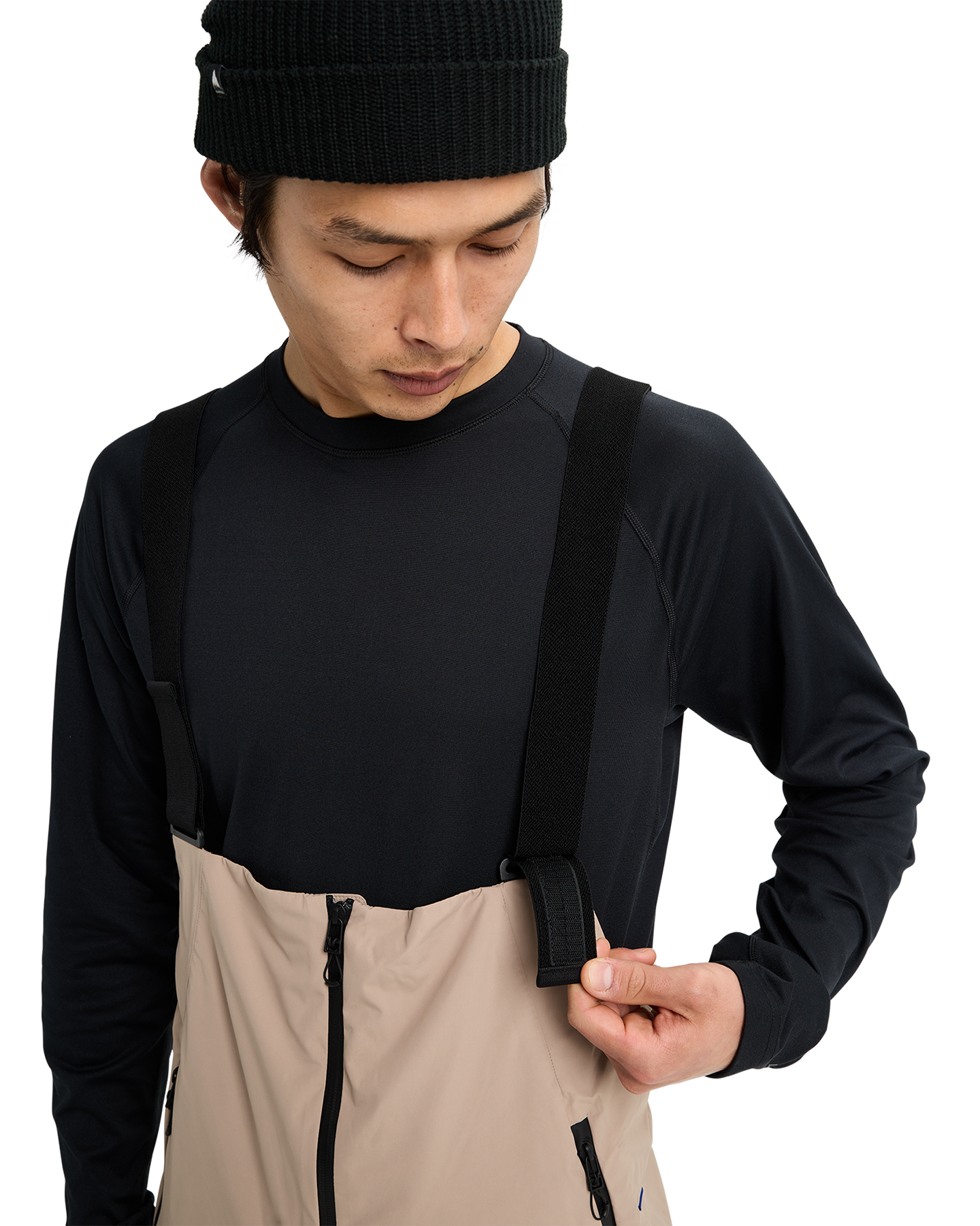 Burton Futuretrust 2L Snow Bib Pants - Summit Taupe Unisex Snow Bibs - Trojan Wake Ski Snow