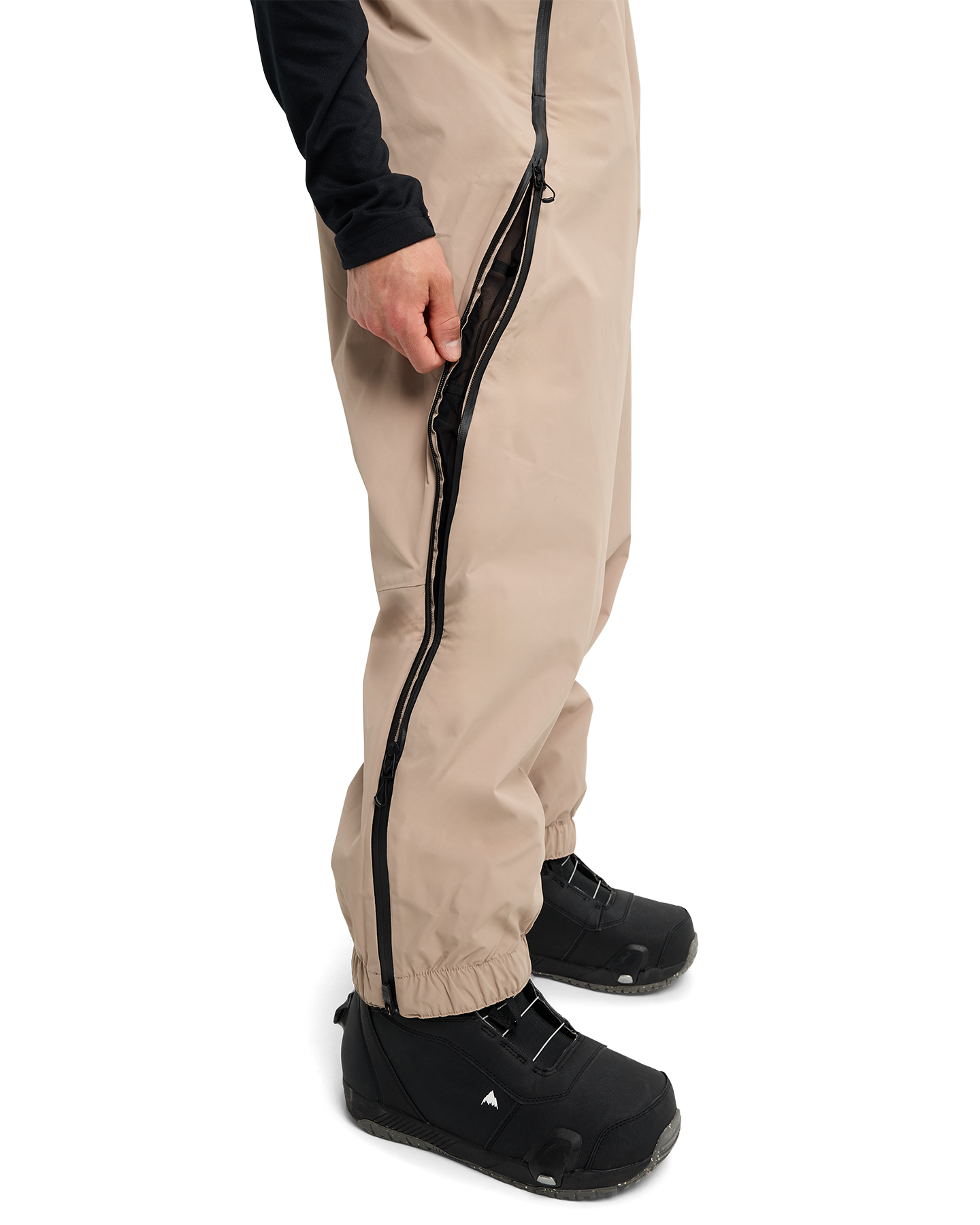 Burton Futuretrust 2L Snow Bib Pants - Summit Taupe Unisex Snow Bibs - Trojan Wake Ski Snow