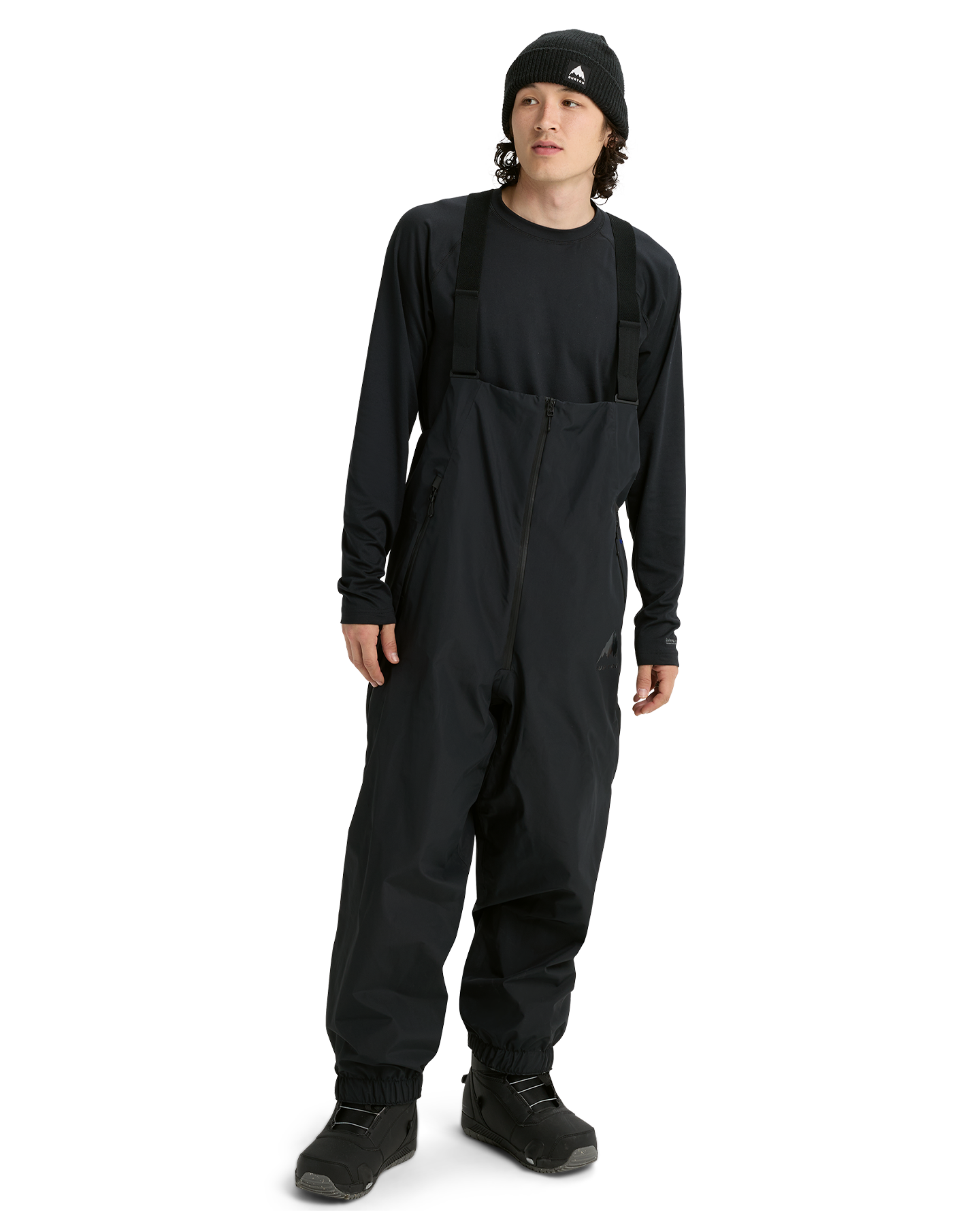 Burton Futuretrust 2L Snow Bib Pants - True Black Unisex Snow Bibs - Trojan Wake Ski Snow