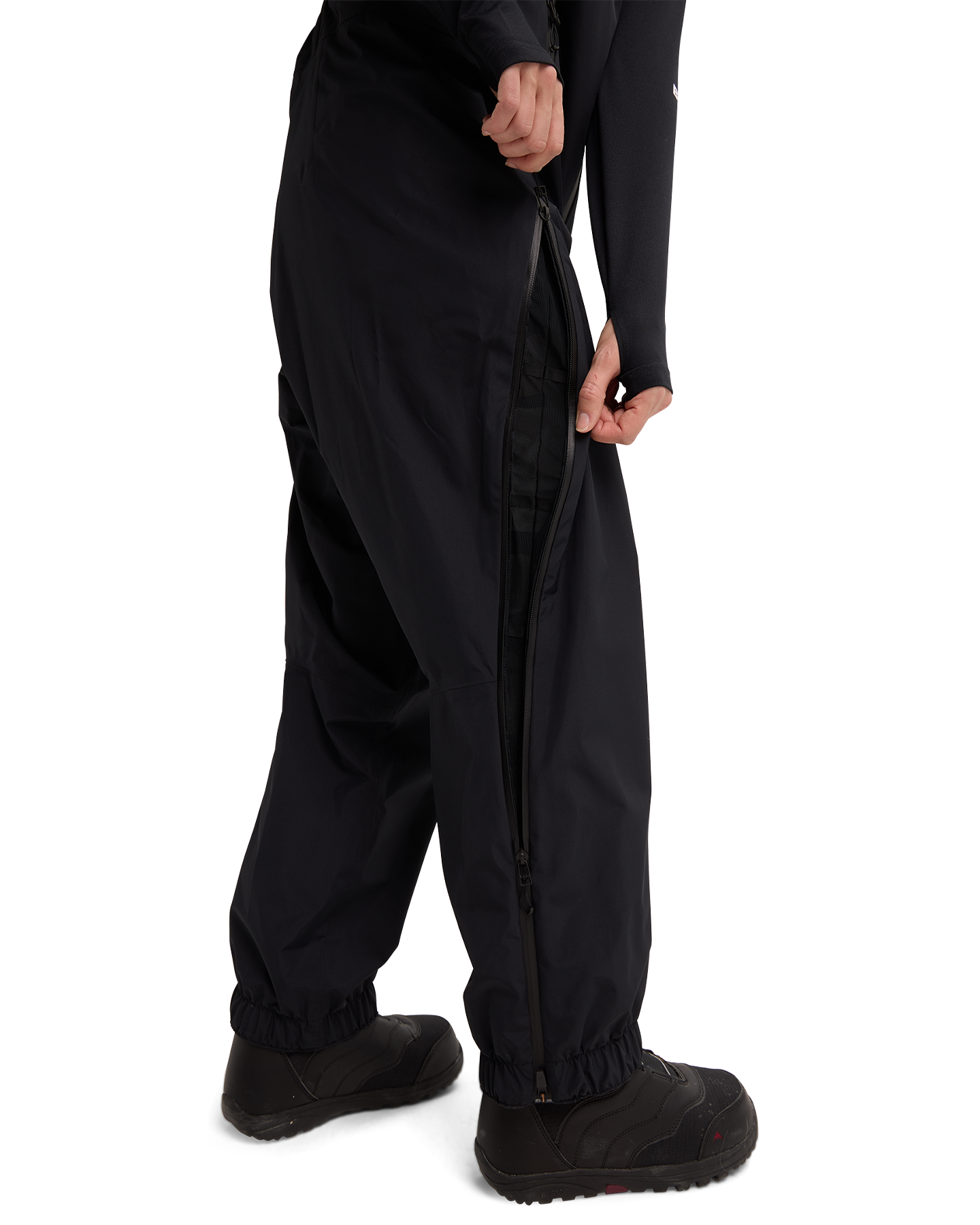 Burton Futuretrust 2L Snow Bib Pants - True Black Unisex Snow Bibs - Trojan Wake Ski Snow