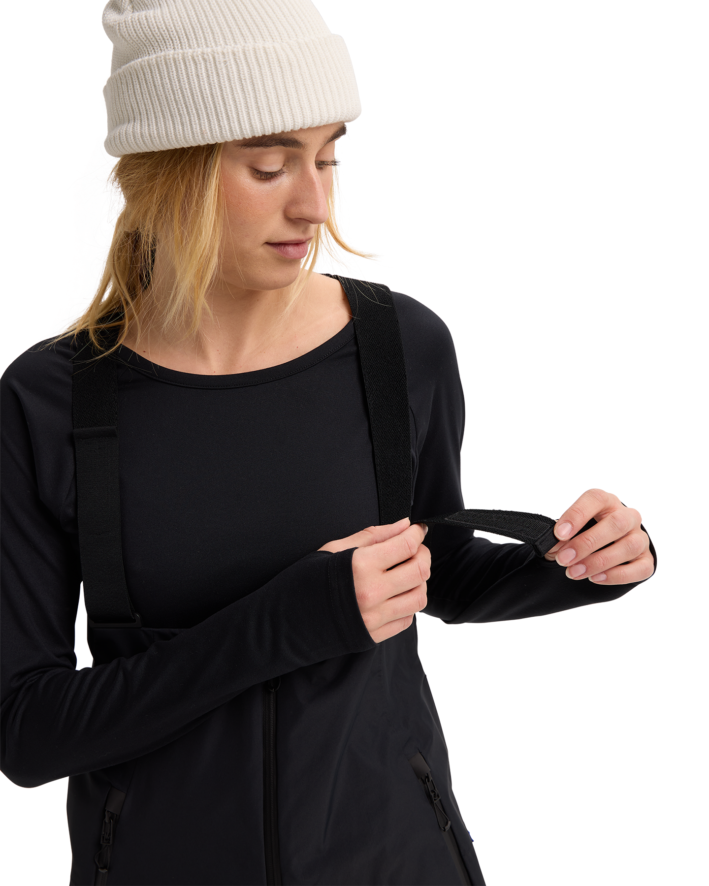 Burton Futuretrust 2L Snow Bib Pants - True Black Unisex Snow Bibs - Trojan Wake Ski Snow