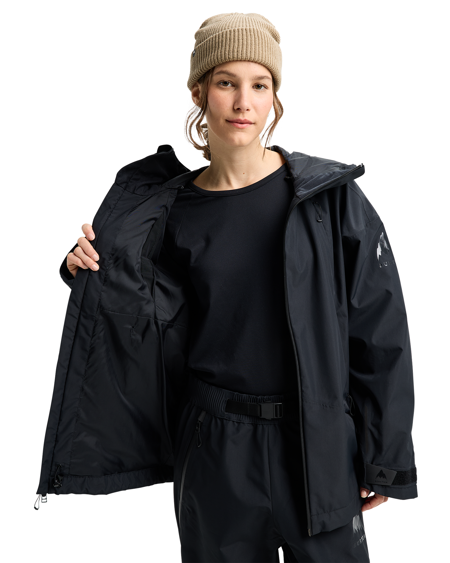 Burton Futuretrust 2L Snow Jacket - True Black Unisex Snow Jackets - Trojan Wake Ski Snow