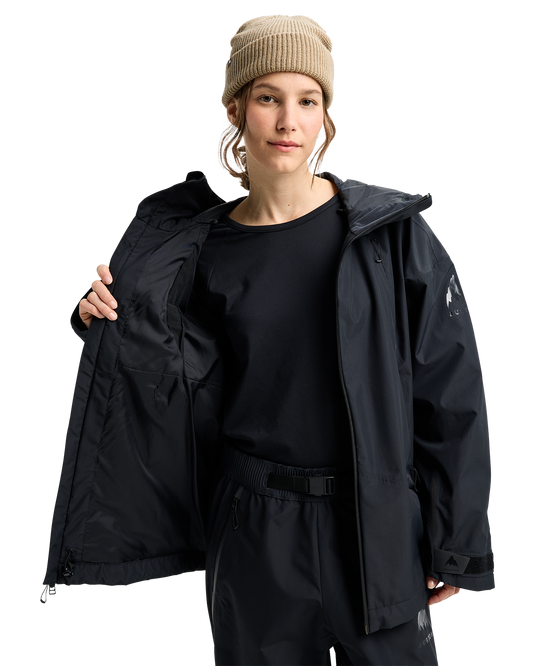 Burton Futuretrust 2L Snow Jacket - True Black Unisex Snow Jackets - Trojan Wake Ski Snow