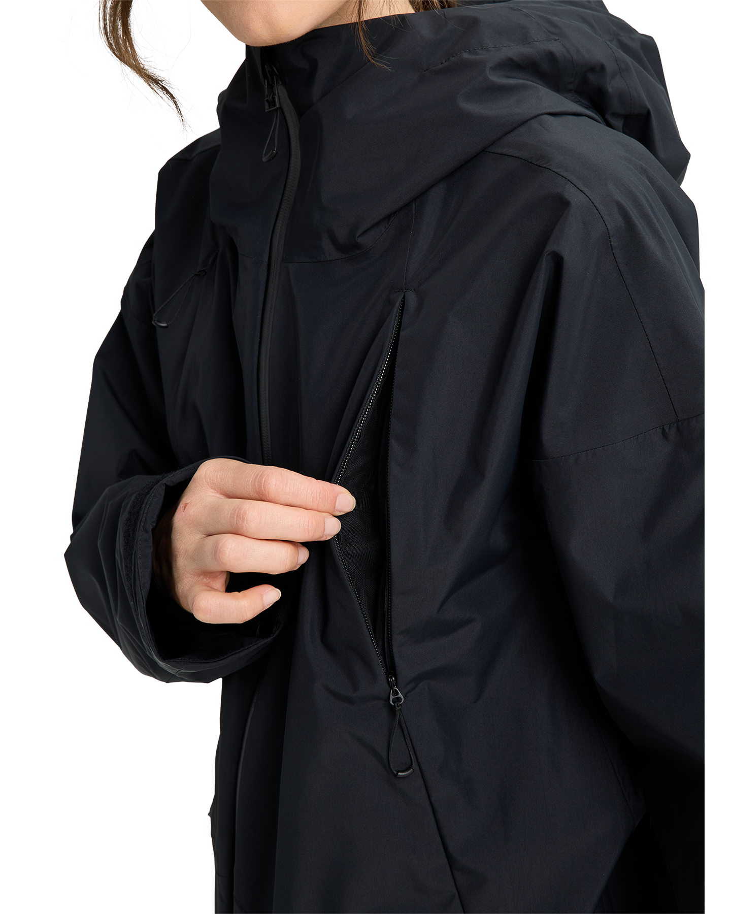 Burton Futuretrust 2L Snow Jacket - True Black Unisex Snow Jackets - Trojan Wake Ski Snow