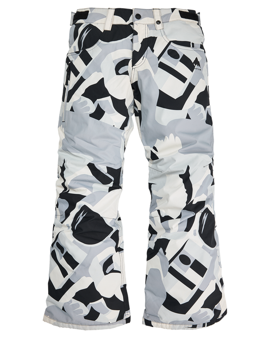 Burton Kids' Barnstorm 2L Snow Pants - True Black Cosmoblock Snow Pants - Trojan Wake Ski Snow