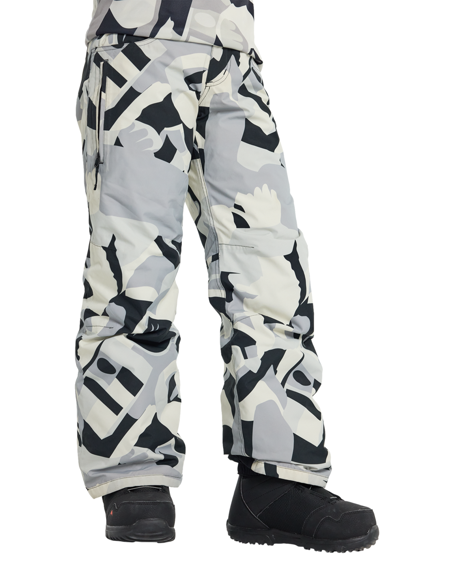 Burton Kids' Barnstorm 2L Snow Pants - True Black Cosmoblock Snow Pants - Trojan Wake Ski Snow