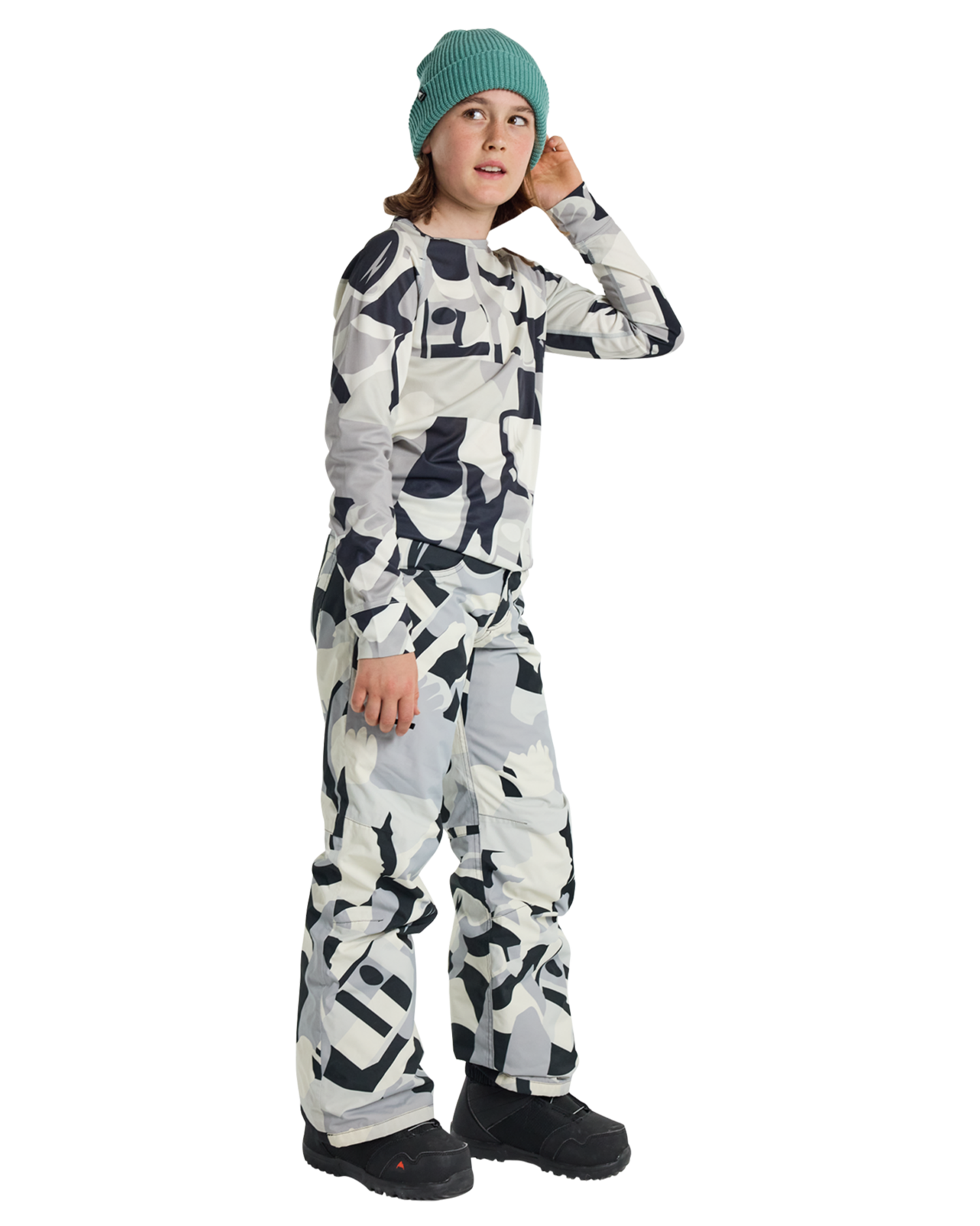 Burton Kids' Barnstorm 2L Snow Pants - True Black Cosmoblock Snow Pants - Trojan Wake Ski Snow