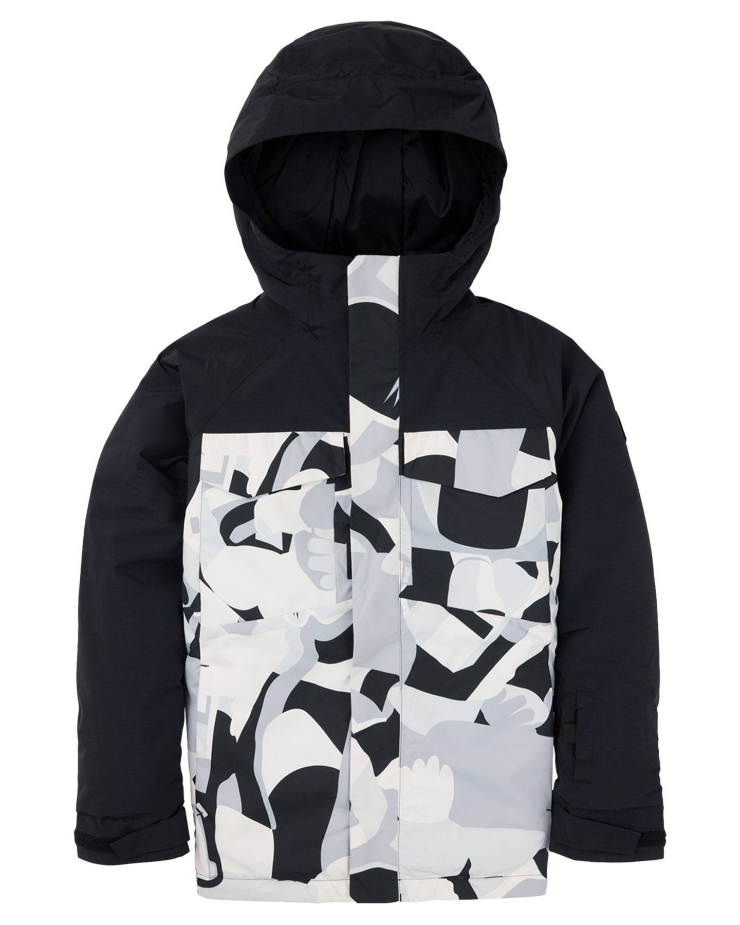 Burton Kids' Covert 2.0 2L Snow Jacket - True Black/True Black Cosmoblock Snow Jackets - Trojan Wake Ski Snow