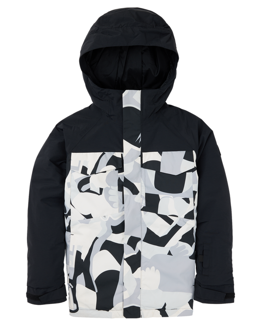 Burton Kids' Covert 2.0 2L Snow Jacket - True Black/True Black Cosmoblock Snow Jackets - Trojan Wake Ski Snow