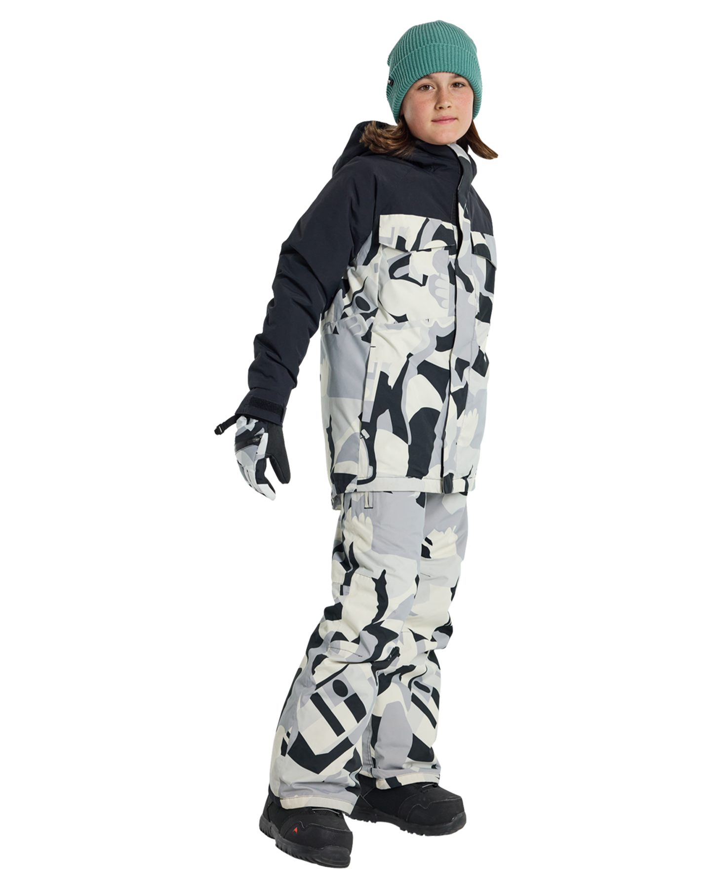 Burton Kids' Covert 2.0 2L Snow Jacket - True Black/True Black Cosmoblock Snow Jackets - Trojan Wake Ski Snow