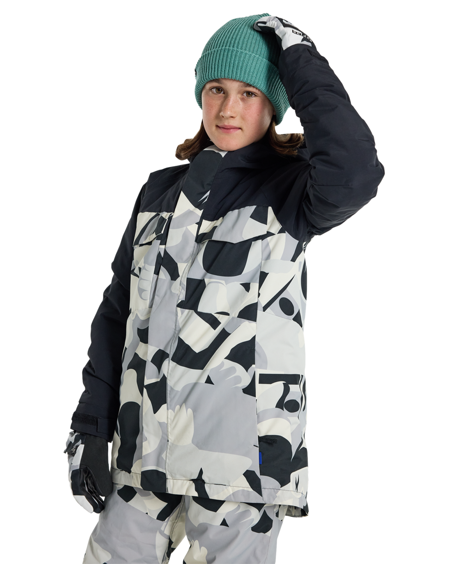 Burton Kids' Covert 2.0 2L Snow Jacket - True Black/True Black Cosmoblock Snow Jackets - Trojan Wake Ski Snow