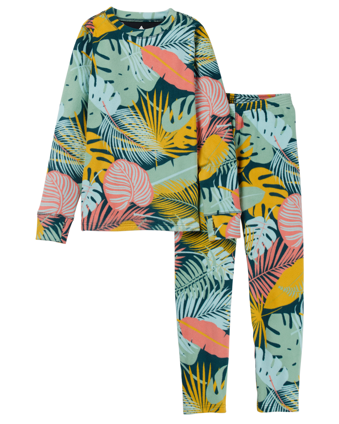 Burton Kids' Fleece Base Layer Thermal Set - Oversized Tropical