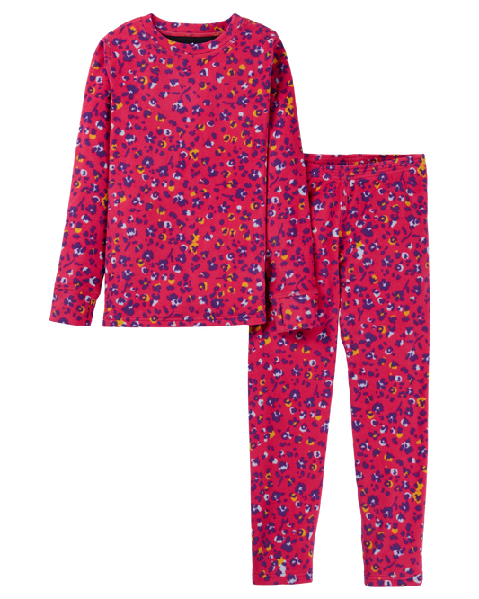 Burton Kids' Fleece Base Layer Thermal Set - Wildcat Floral
