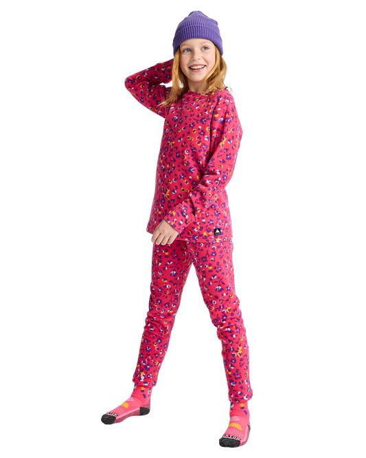 Burton Kids' Fleece Base Layer Thermal Set - Wildcat Floral