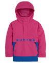 Burton Kids' Frostner 2L Anorak Snow Jacket - Fuchsia Fusion/Amparo Blue Snow Jackets - Trojan Wake Ski Snow