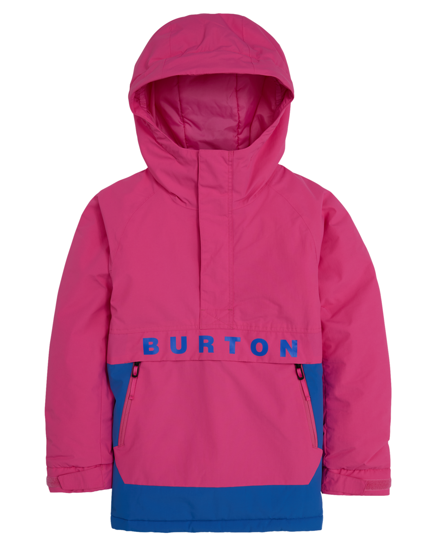 Burton Kids' Frostner 2L Anorak Snow Jacket - Fuchsia Fusion/Amparo Blue Kids' Snow Jackets - SnowSkiersWarehouse