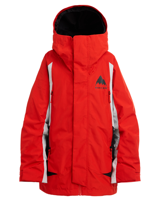 Burton Kids' Gore-Tex Shell Snow Jacket - Flame Scarlet / True Black