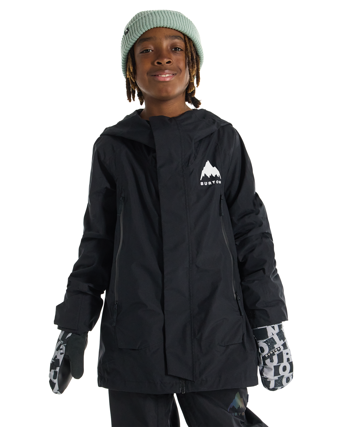 Burton Kids' Gore-Tex Shell Snow Jacket - True Black Kids' Snow Jackets - Trojan Wake Ski Snow