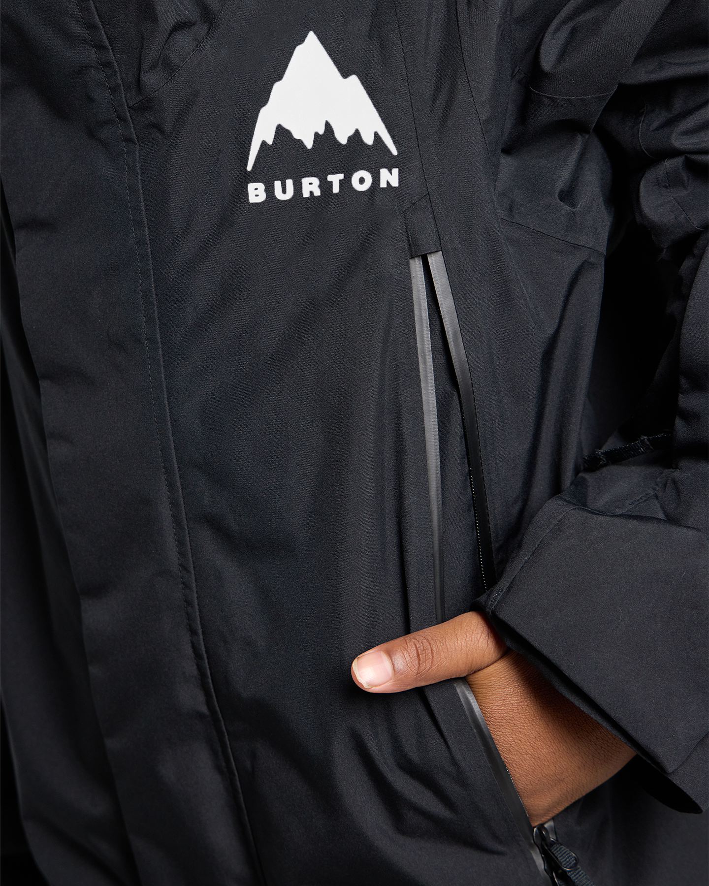 Burton Kids' Gore-Tex Shell Snow Jacket - True Black Kids' Snow Jackets - Trojan Wake Ski Snow