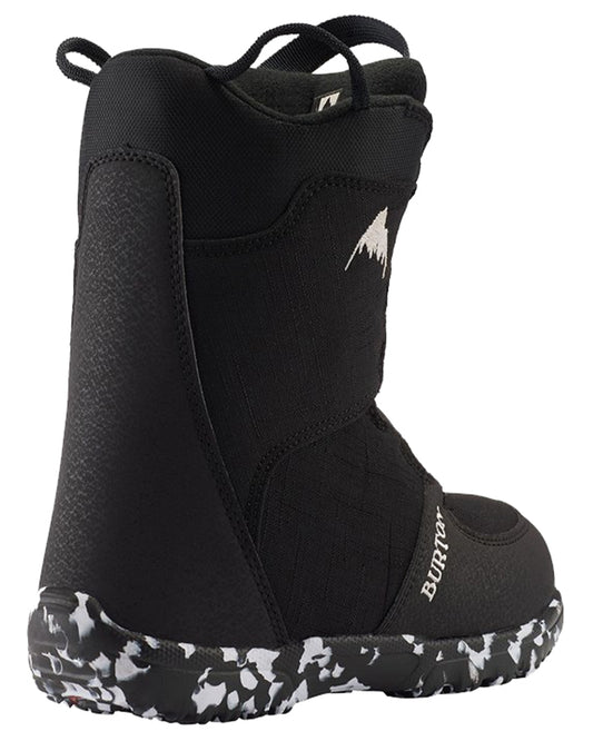Burton Kids' Grom Boa® Snowboard Boots - Black Kids' Snowboard Boots - SnowSkiersWarehouse