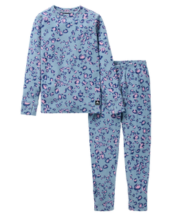 Burton Kids' Heavyweight Base Layer Fleece Set Kids' Thermal Sets - Trojan Wake Ski Snow