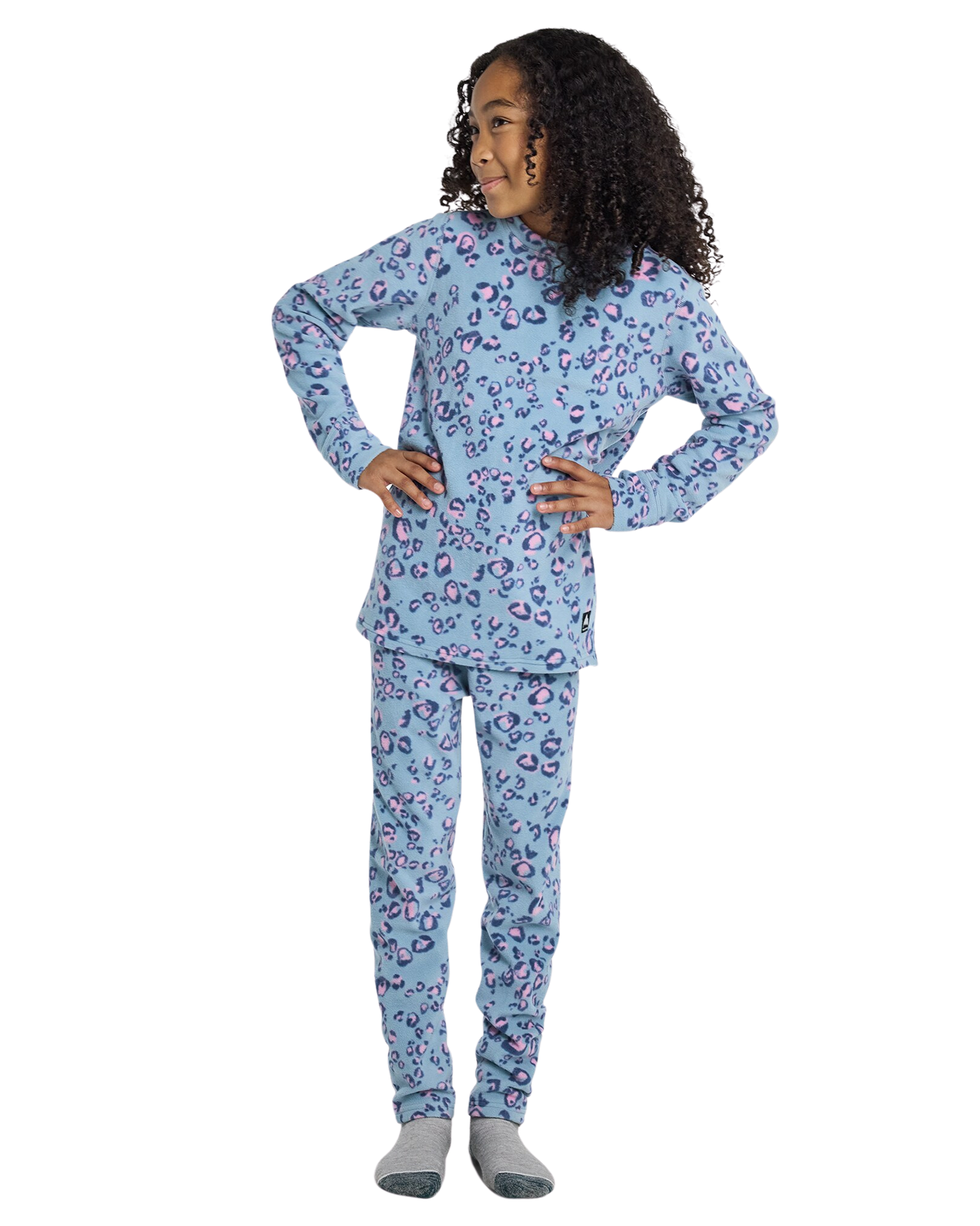 Burton Kids' Heavyweight Base Layer Fleece Set Kids' Thermal Sets - Trojan Wake Ski Snow