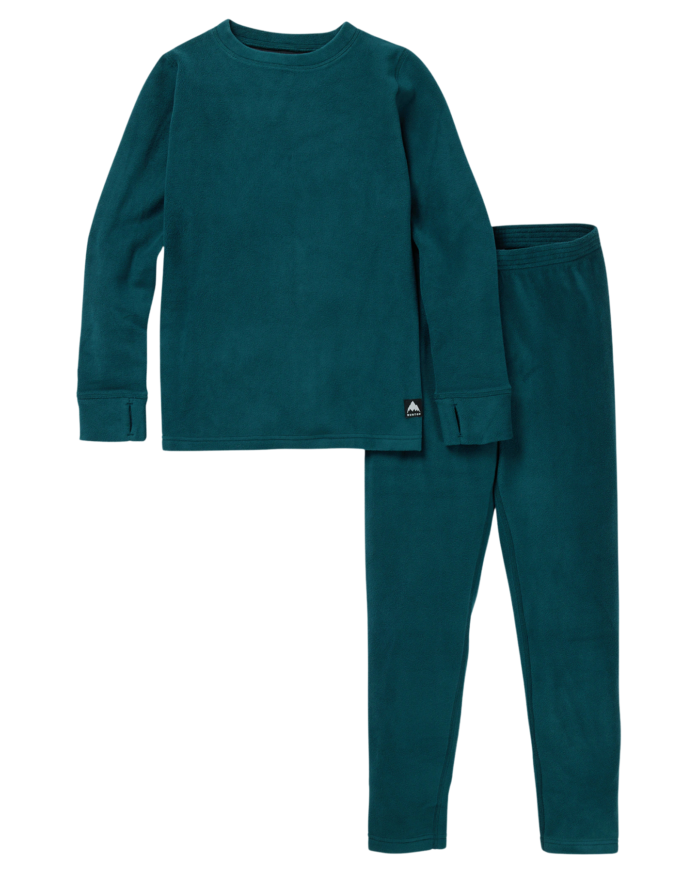 Burton Kids' Heavyweight Base Layer Fleece Set Kids' Thermal Sets - Trojan Wake Ski Snow