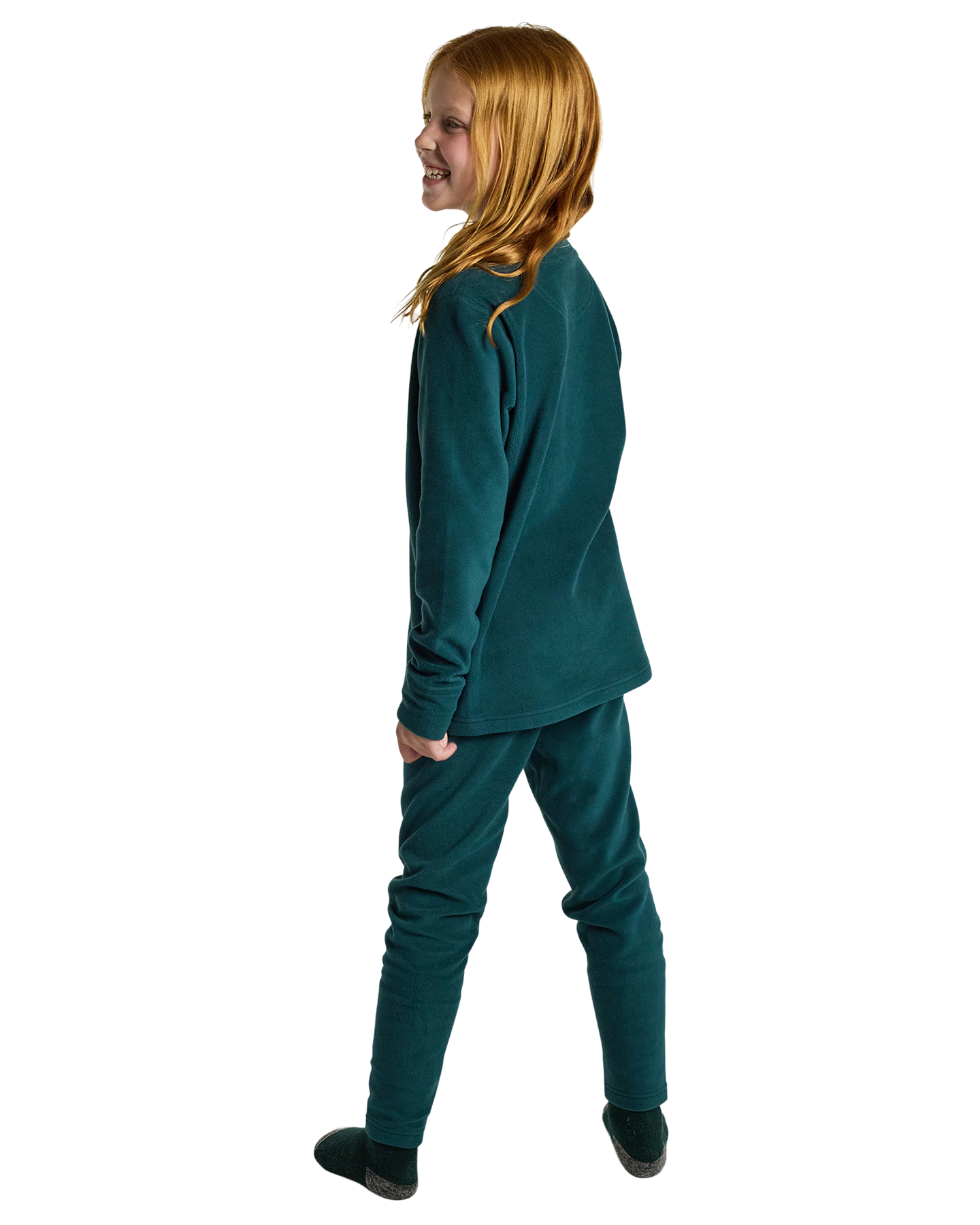 Burton Kids' Heavyweight Base Layer Fleece Set Kids' Thermal Sets - Trojan Wake Ski Snow