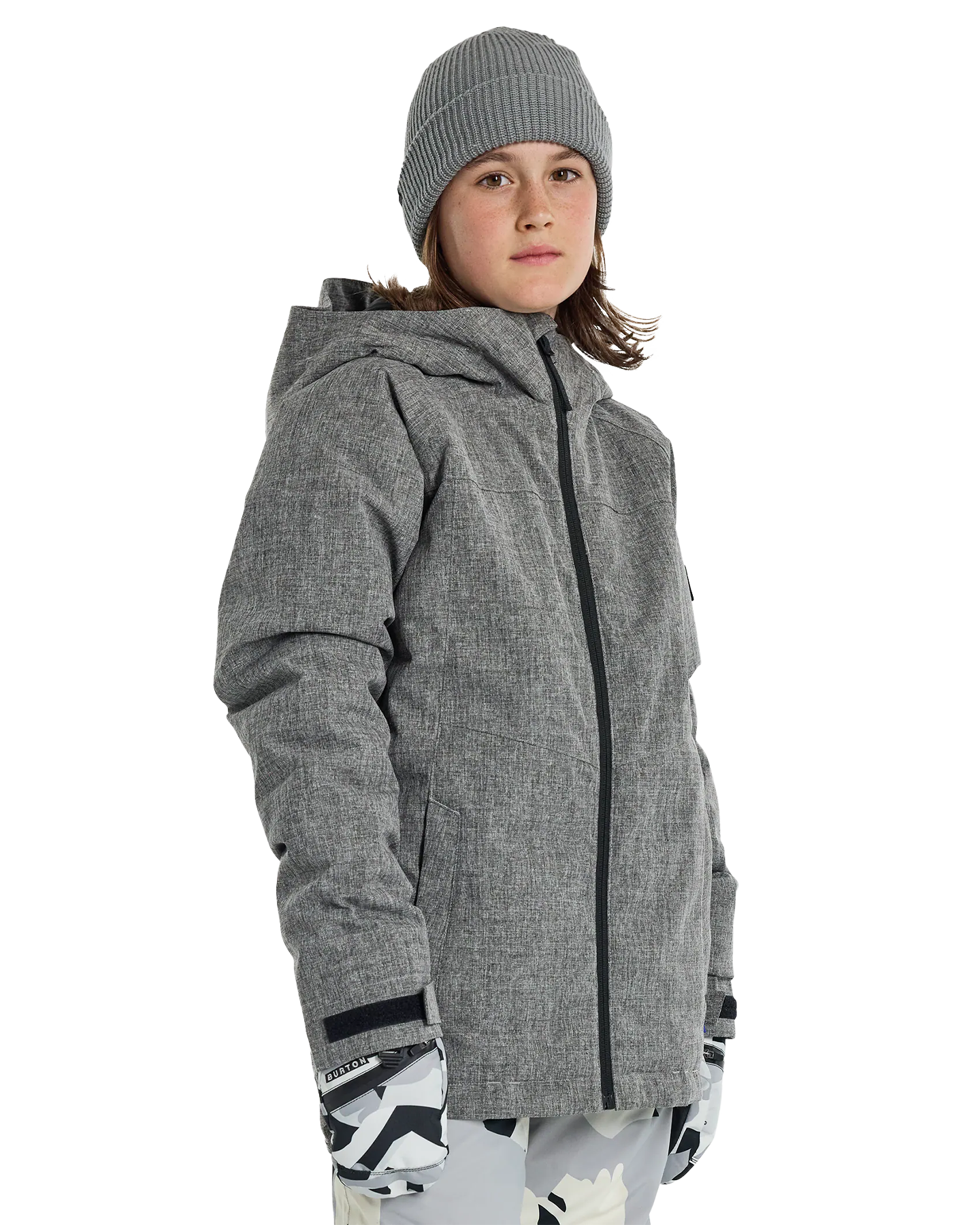 Burton Kids' Lodgepole 2L Snow Jacket - Bog Heather Snow Jackets - Trojan Wake Ski Snow