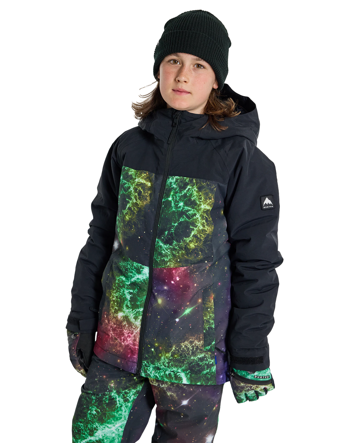 Burton Kids Lodgepole 2L Snow Jacket True Black Painted Planets