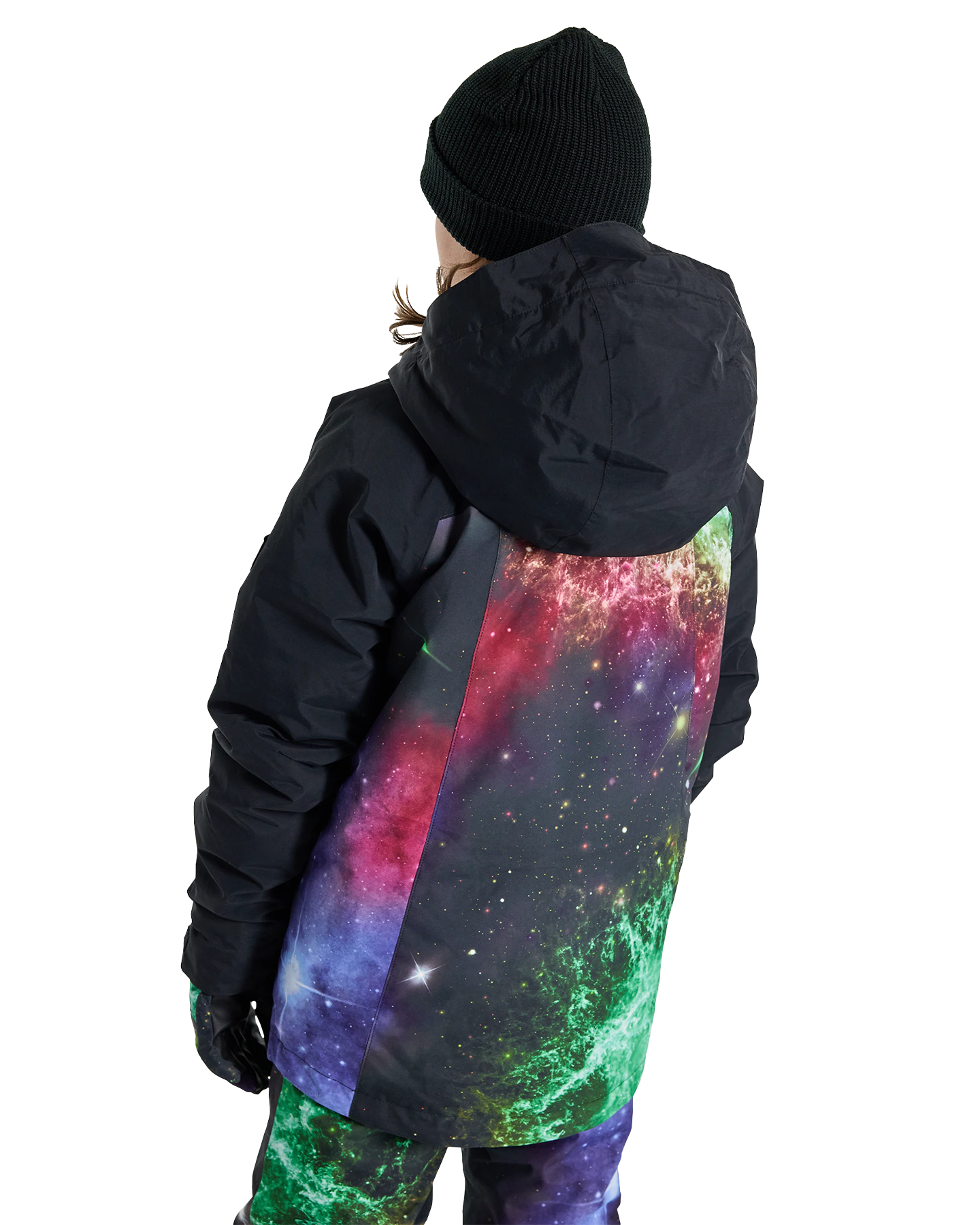 Burton Kids' Lodgepole 2L Snow Jacket - True Black/Painted Planets Kids' Snow Jackets - SnowSkiersWarehouse