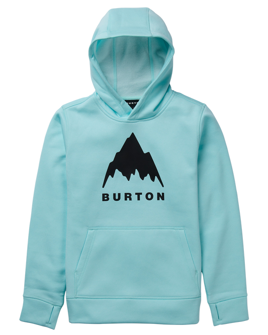 Burton Kids' Oak Pullover Hoodie - Light Teal Heather