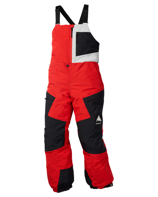 Burton Kids' Powline Gore-Tex 2L Snow Bib Pants - Flame Scarlet / True Black