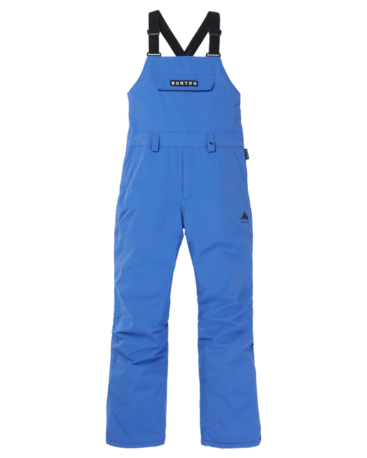 Burton Kids' Skylar 2L Bib Snow Pants - Amparo Blue Snow Bibs - Trojan Wake Ski Snow