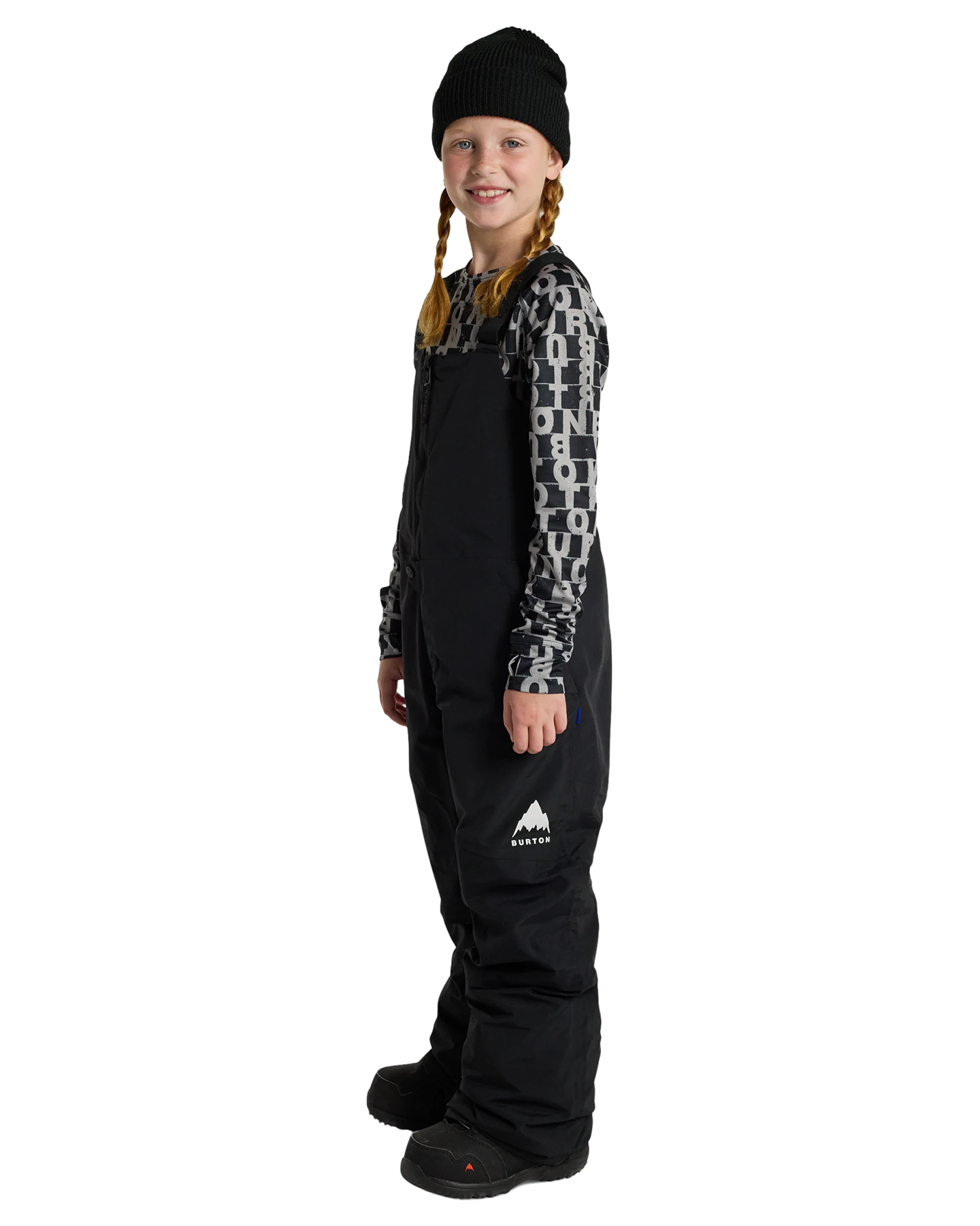 Burton Kids' Skylar 2L Snow Bib - True Black Kids' Snow Bibs - Trojan Wake Ski Snow