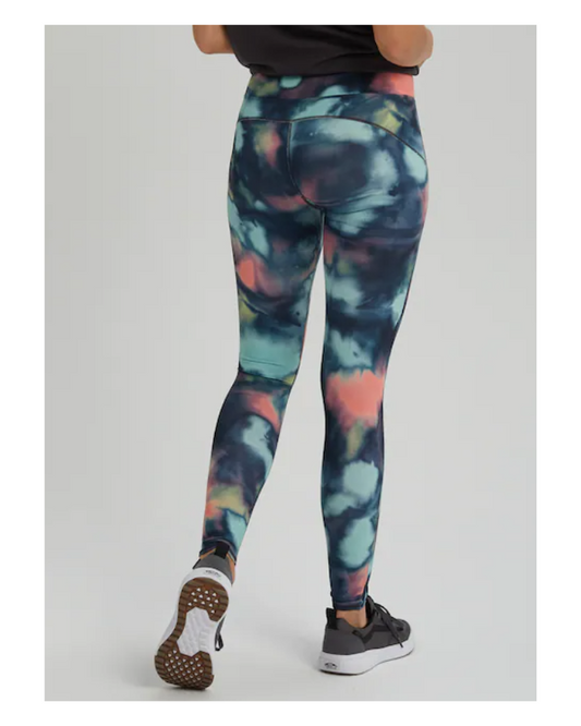 Burton Luxemore Women's Leggings - Aura Dye Women's Thermal Bottoms - Trojan Wake Ski Snow