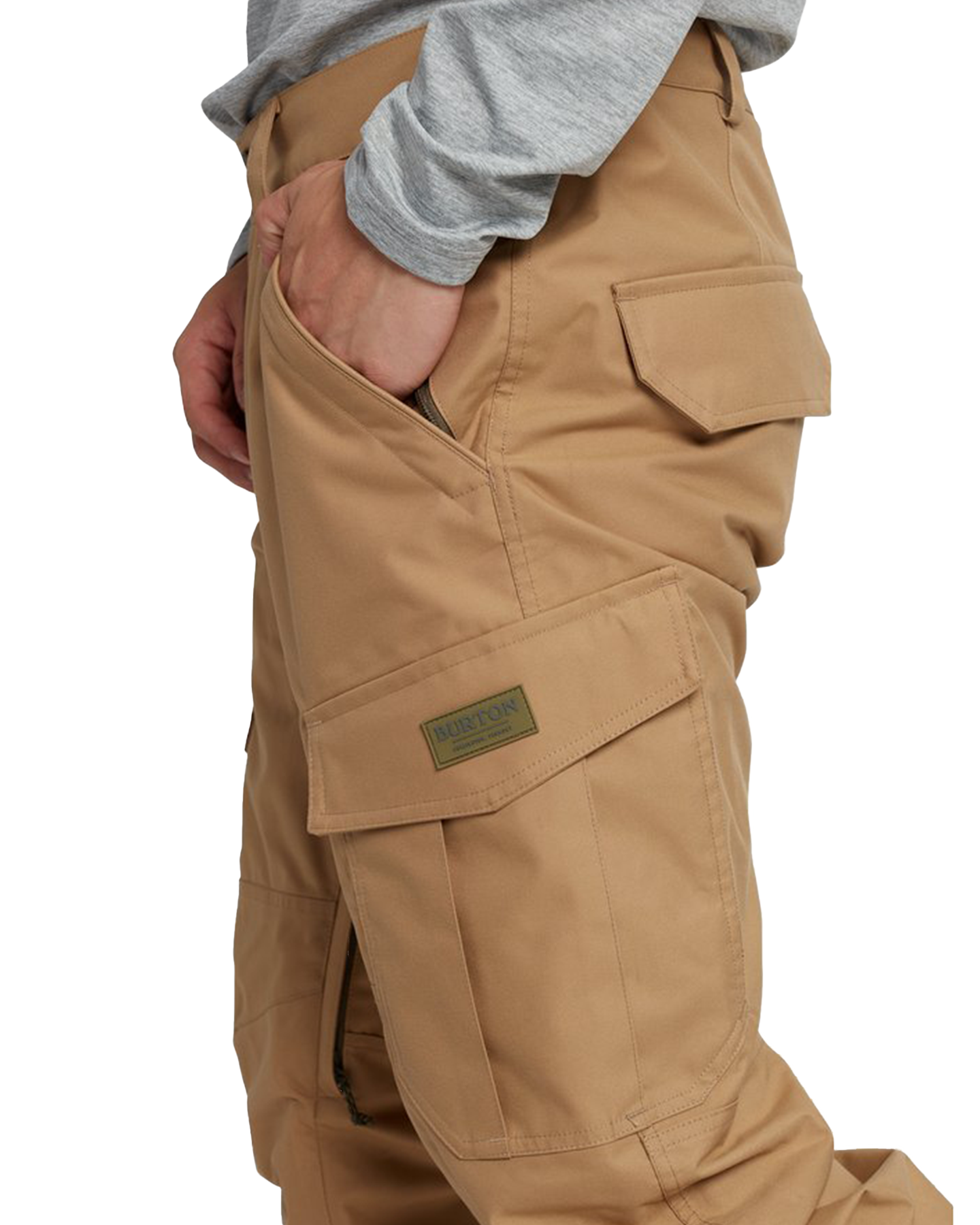 Burton Men's 2L Cargo Snow Pants - Relaxed Fit - Kelp Snow Pants - Trojan Wake Ski Snow