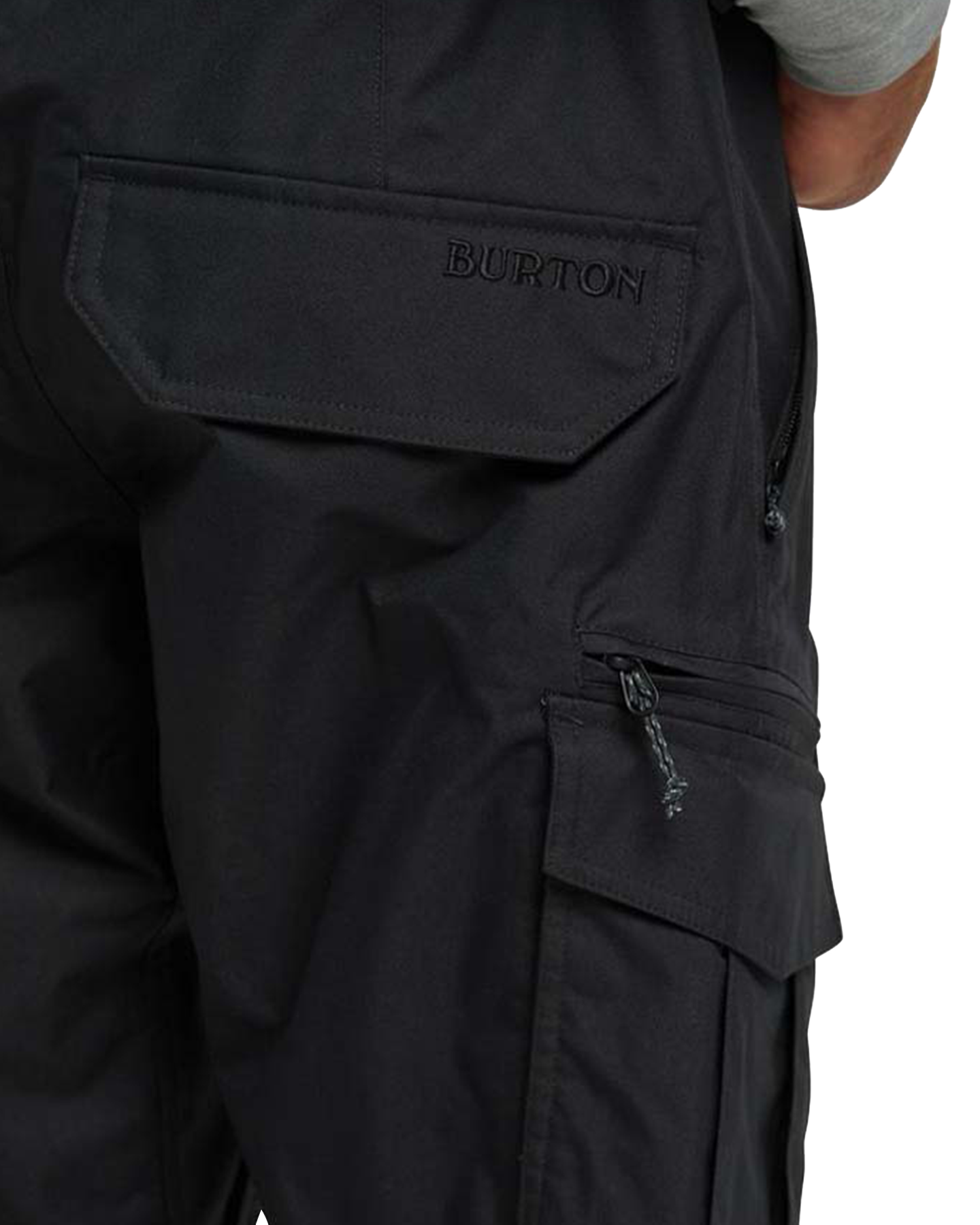 Burton Men's 2L Cargo Snow Pants - Relaxed Fit - True Black Snow Pants - Trojan Wake Ski Snow