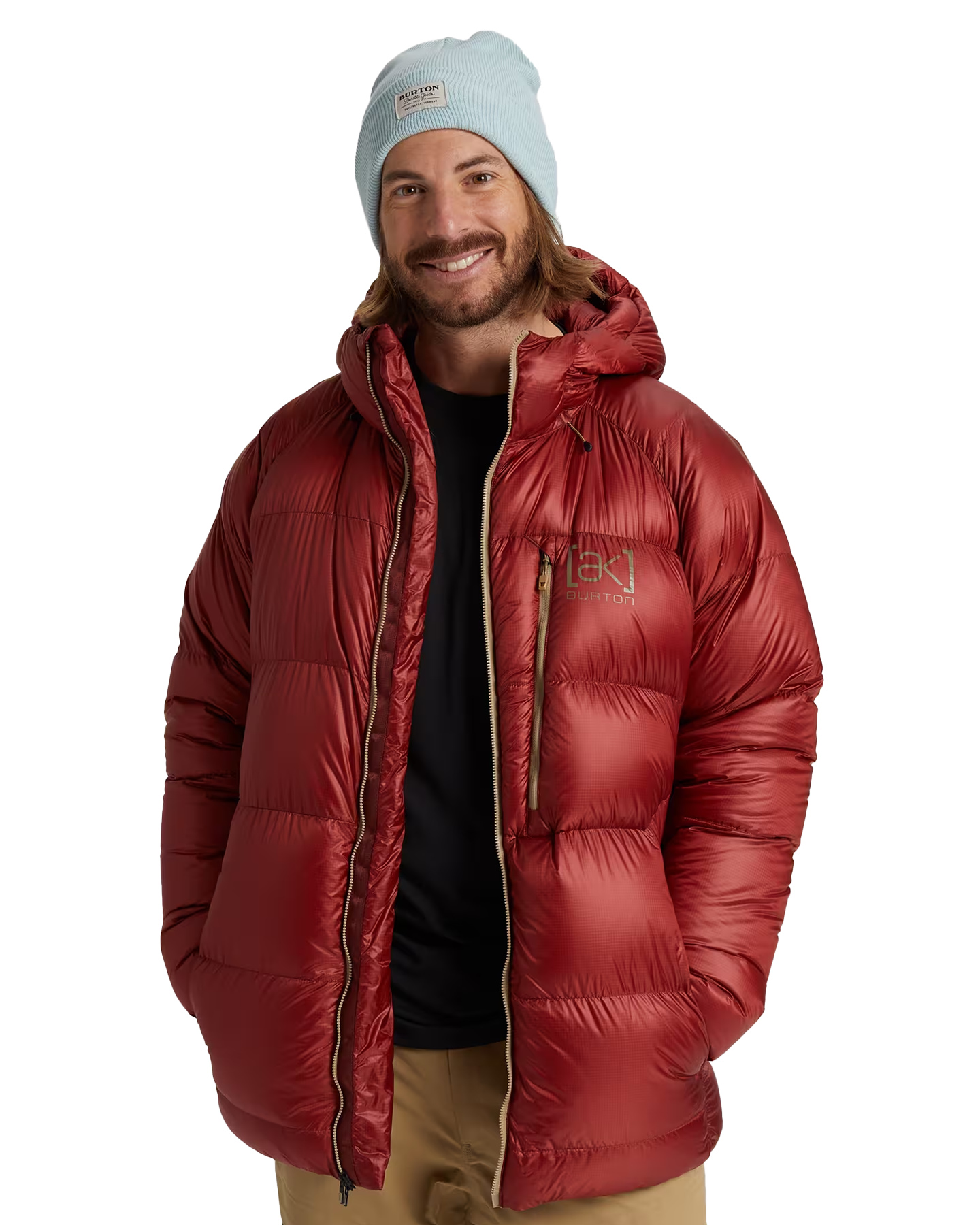 Burton Men's [ak]® Baker Expedition Down Jacket - Turbo Red Jackets - Trojan Wake Ski Snow
