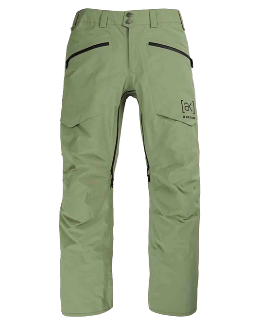 Burton Men's [ak]® Hover Gore‑Tex Pro 3L Snow Pants - Hedge Green Men's Snow Pants - SnowSkiersWarehouse