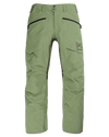 Burton Men's [ak]® Hover Gore‑Tex Pro 3L Snow Pants - Hedge Green Snow Pants - Trojan Wake Ski Snow