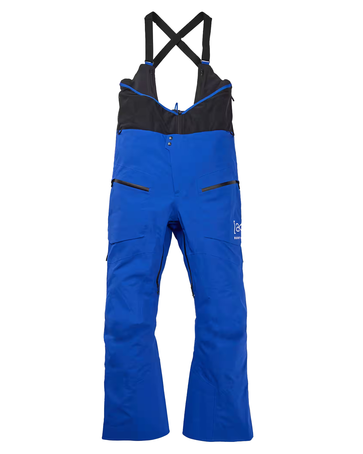 Burton Men's [ak]® Tusk Gore-Tex Pro 3L Hi-Top Snow Bib Pants - Jake Blue Men's Snow Bibs - SnowSkiersWarehouse